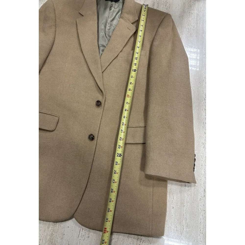 Jos A Bank 100% Camel Hair Blazer‎ Men's 43L Tan Sport Coat Classic Jacket